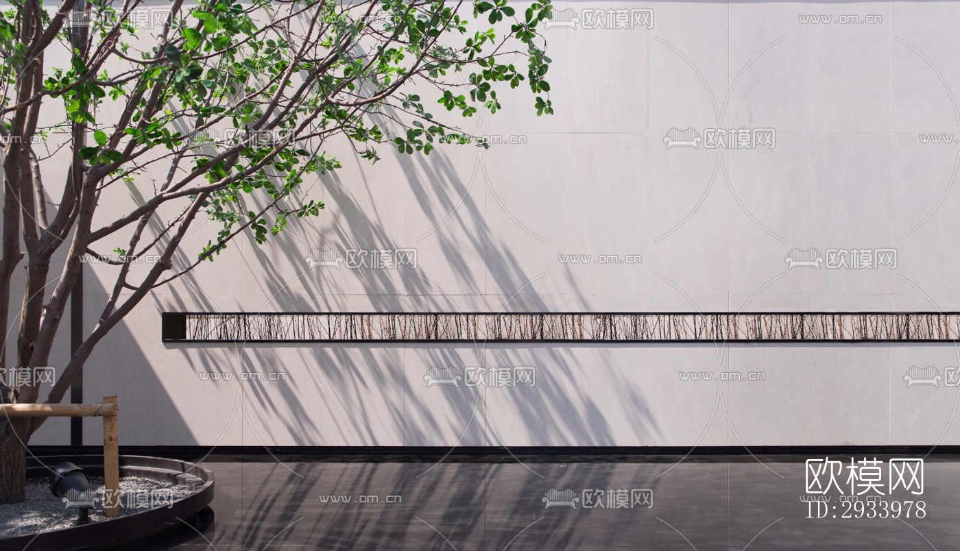 新中式别墅效果图下载（渲染图11）