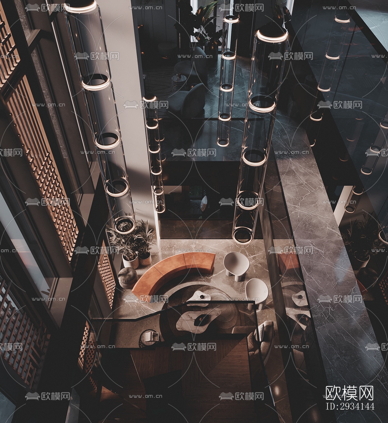 现代别墅效果图下载（渲染图9）