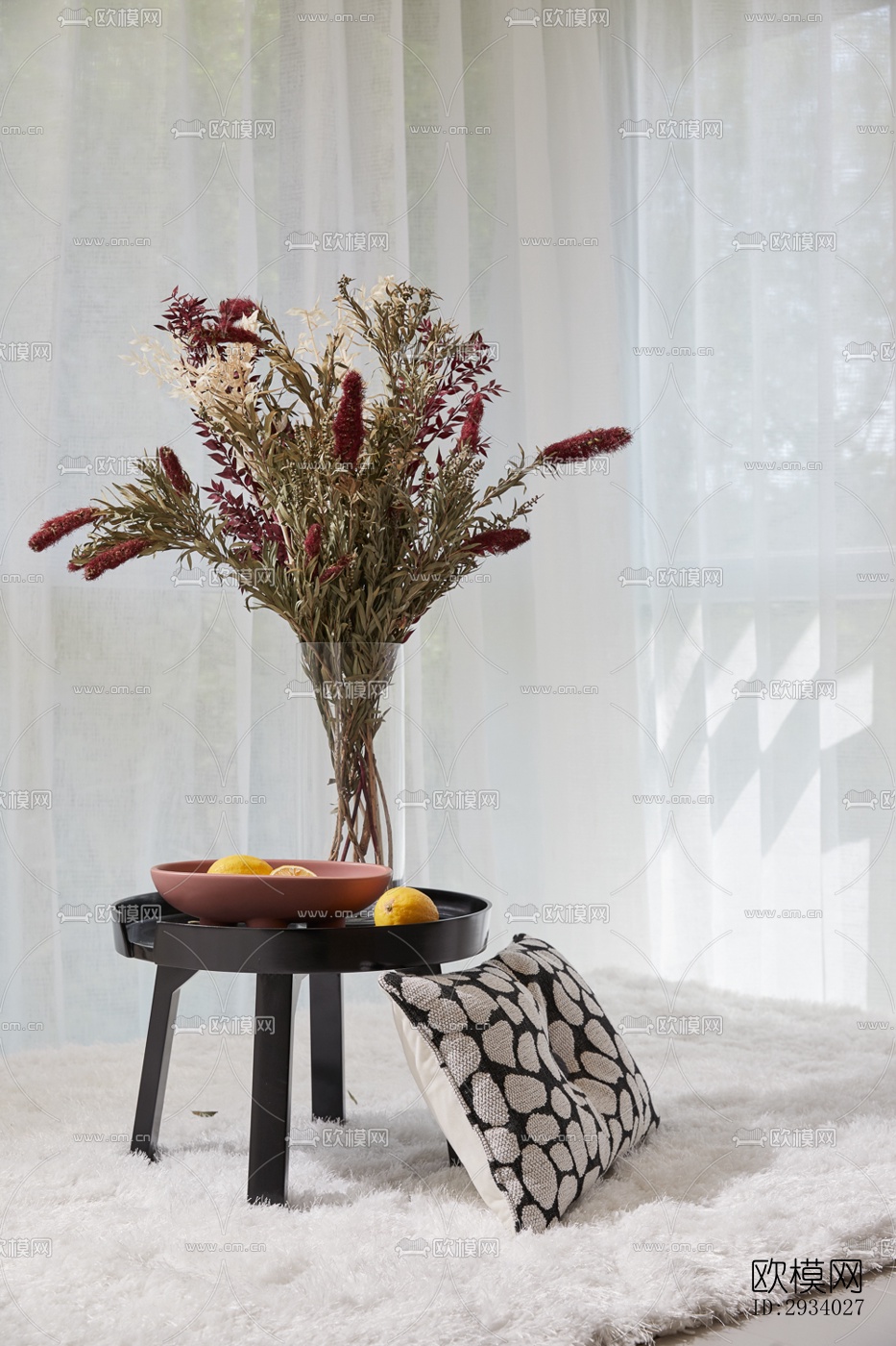 新中式别墅效果图下载（渲染图4）