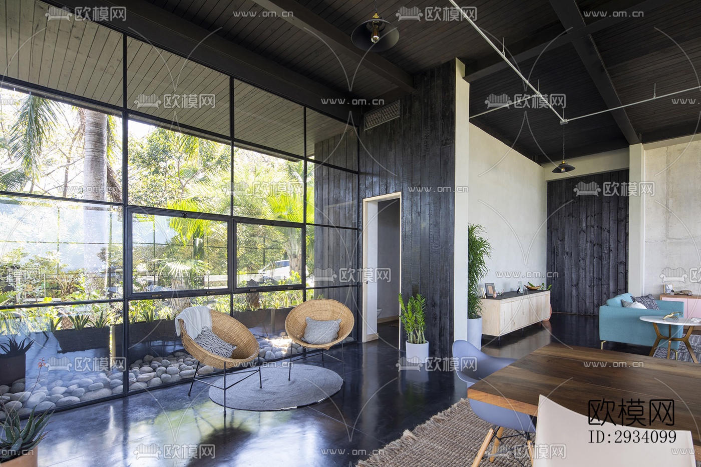 现代别墅效果图下载（渲染图15）