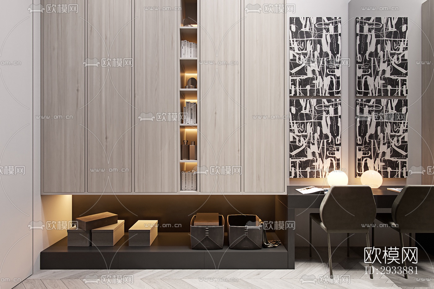 北欧别墅效果图下载（渲染图4）