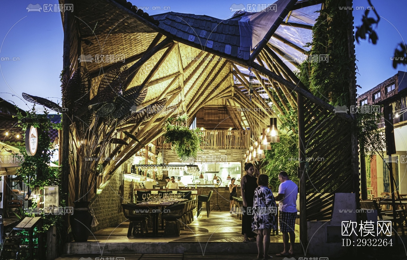 东南亚酒吧效果图下载（渲染图3）