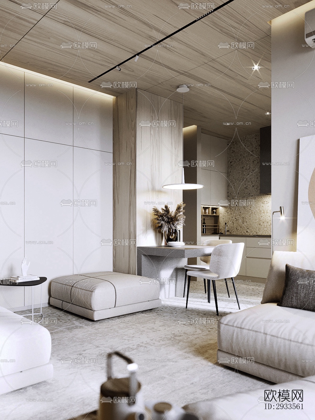 北欧公寓效果图下载（渲染图20）