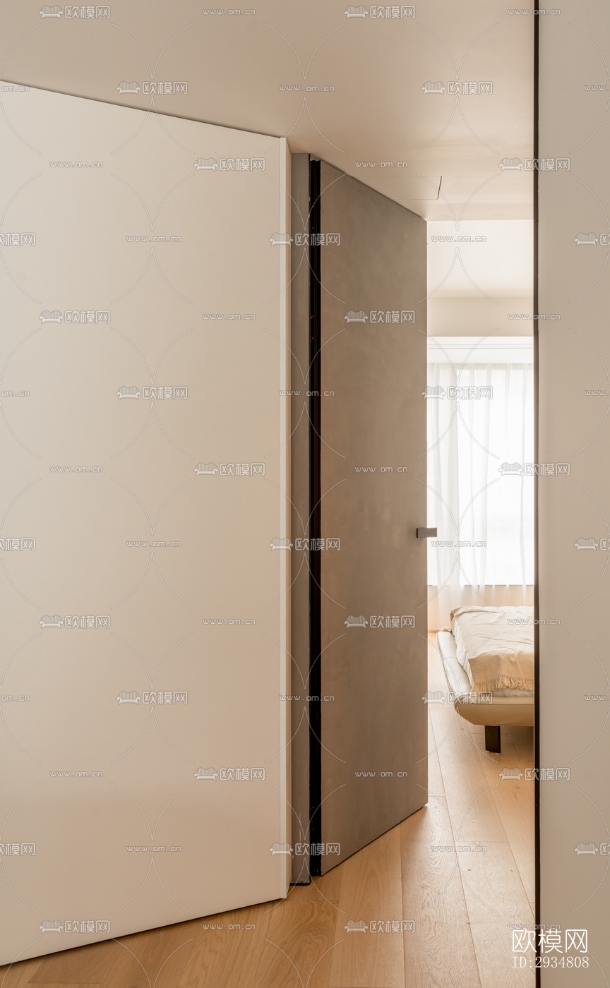 现代平层效果图下载（渲染图4）