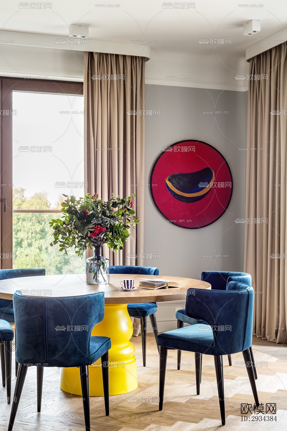 北欧平层效果图下载（渲染图15）