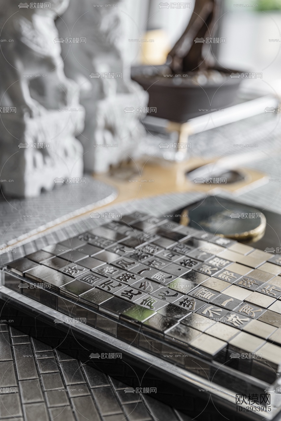 新中式别墅效果图下载（渲染图11）