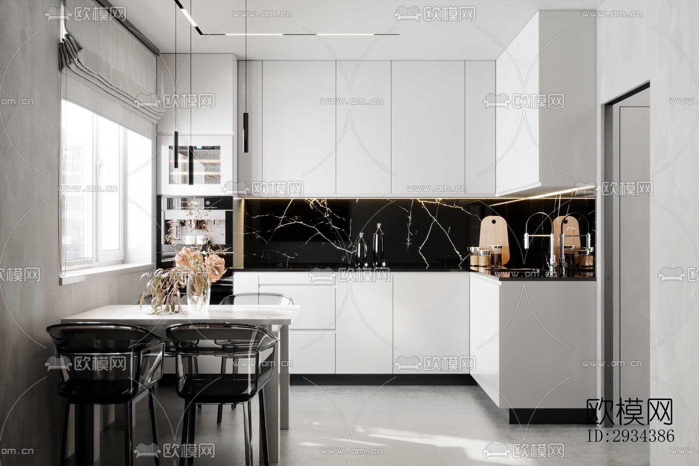 北欧平层效果图下载（渲染图16）