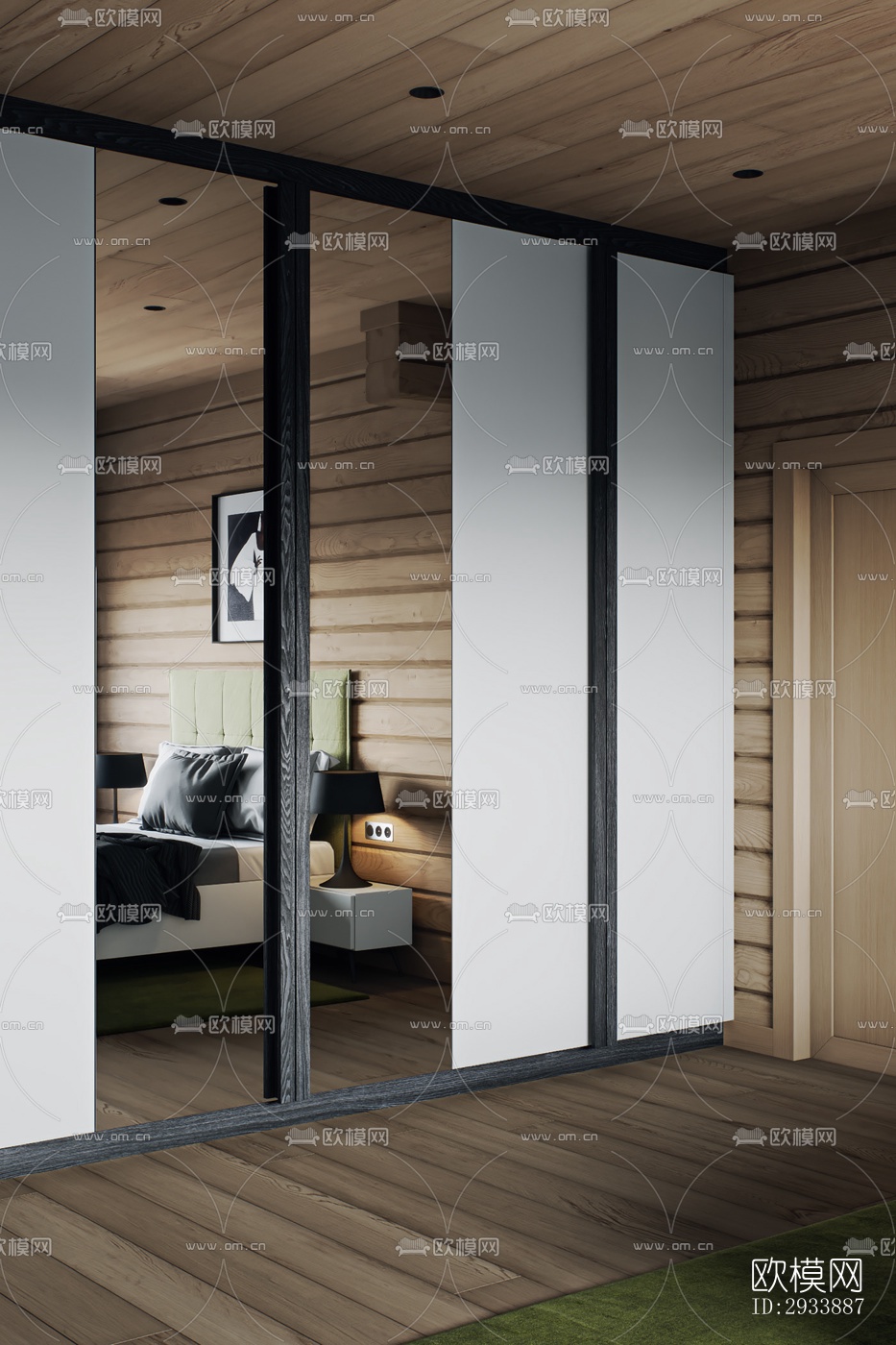 北欧别墅效果图下载（渲染图10）