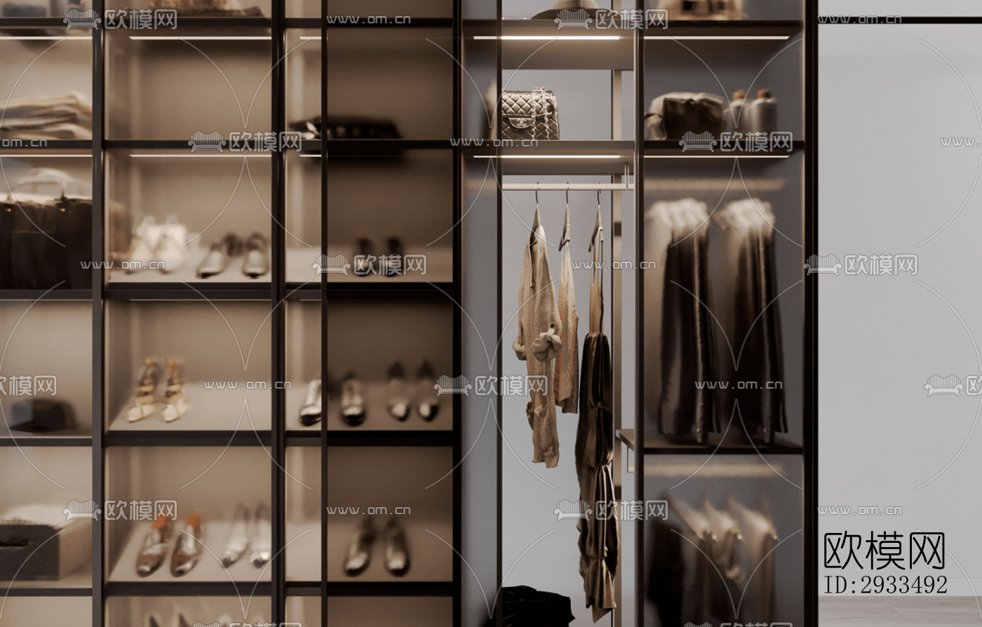 北欧公寓效果图下载（渲染图1）