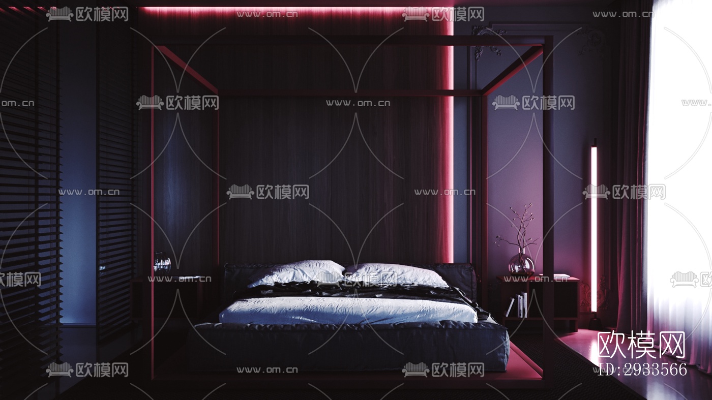 北欧公寓效果图下载（渲染图8）