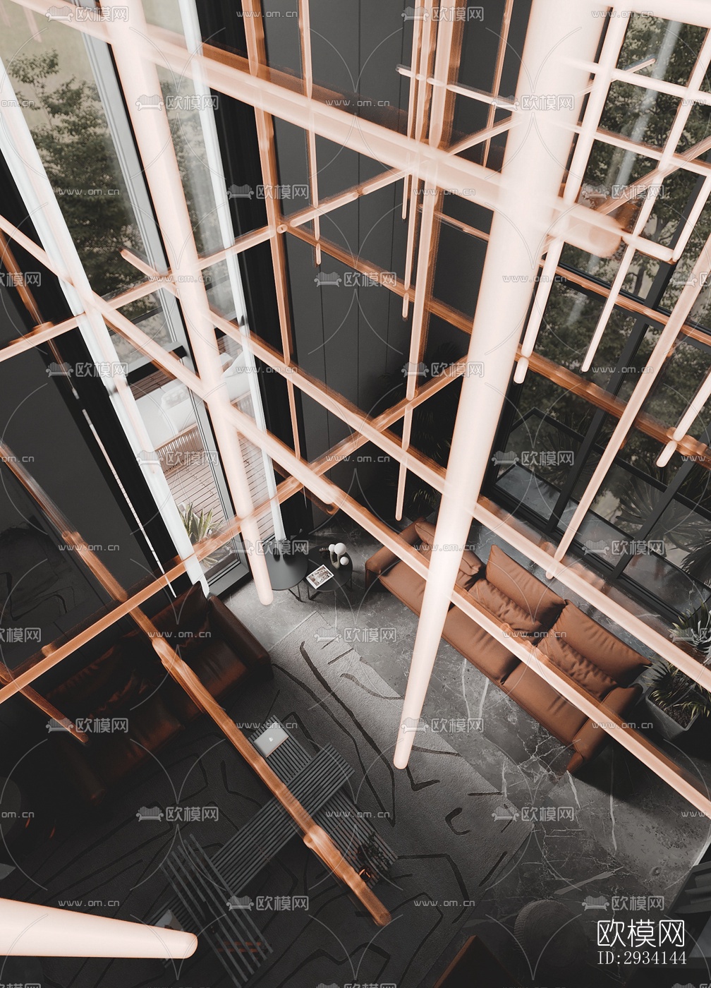 现代别墅效果图下载（渲染图17）