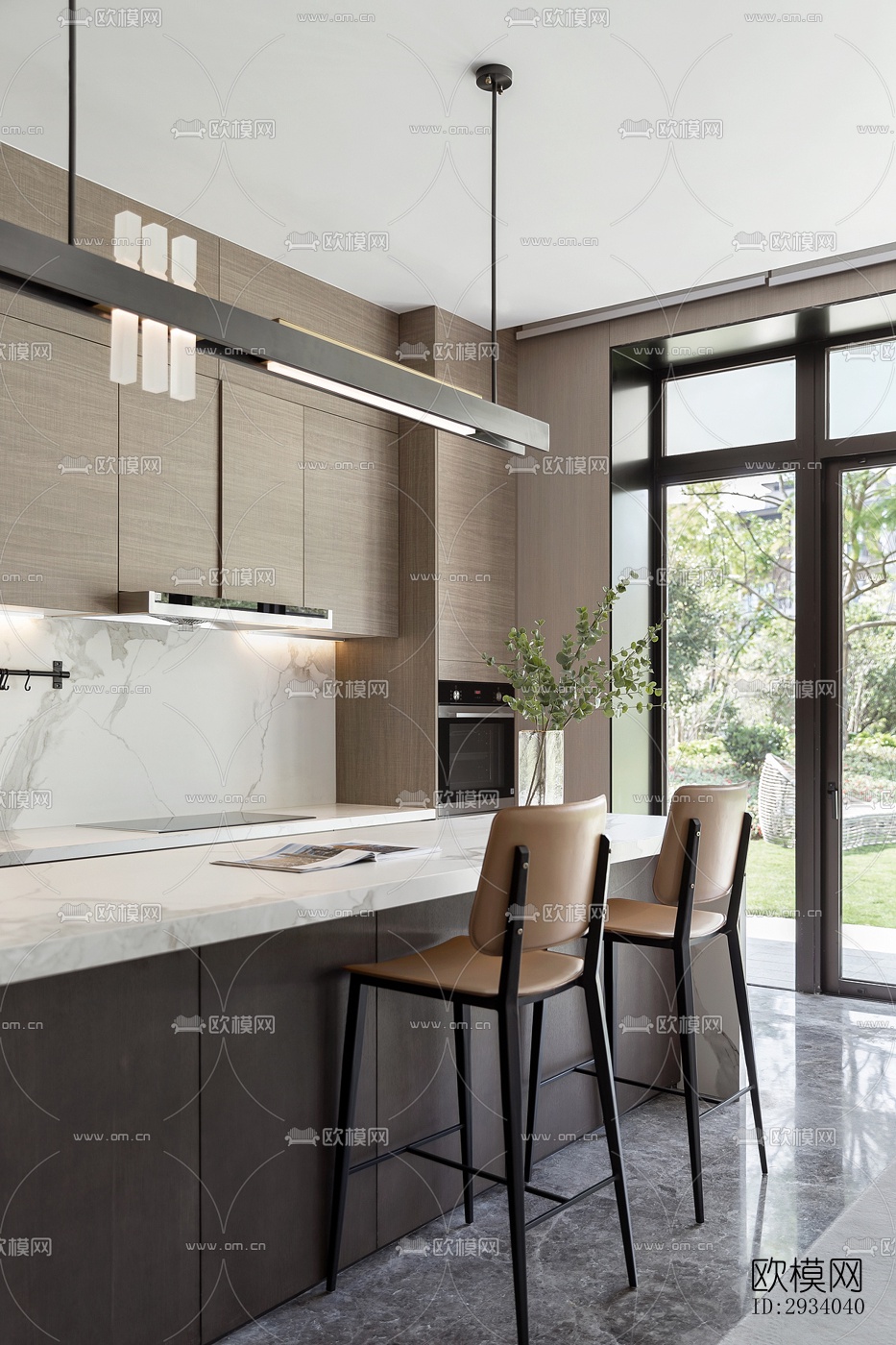 现代别墅效果图下载（渲染图16）