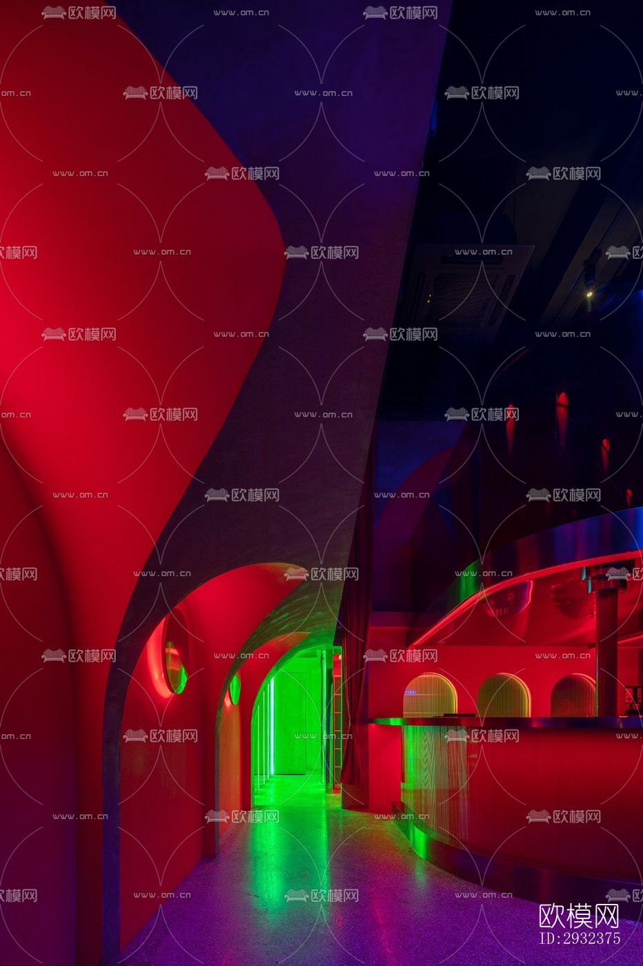 现代酒吧效果图下载（渲染图18）