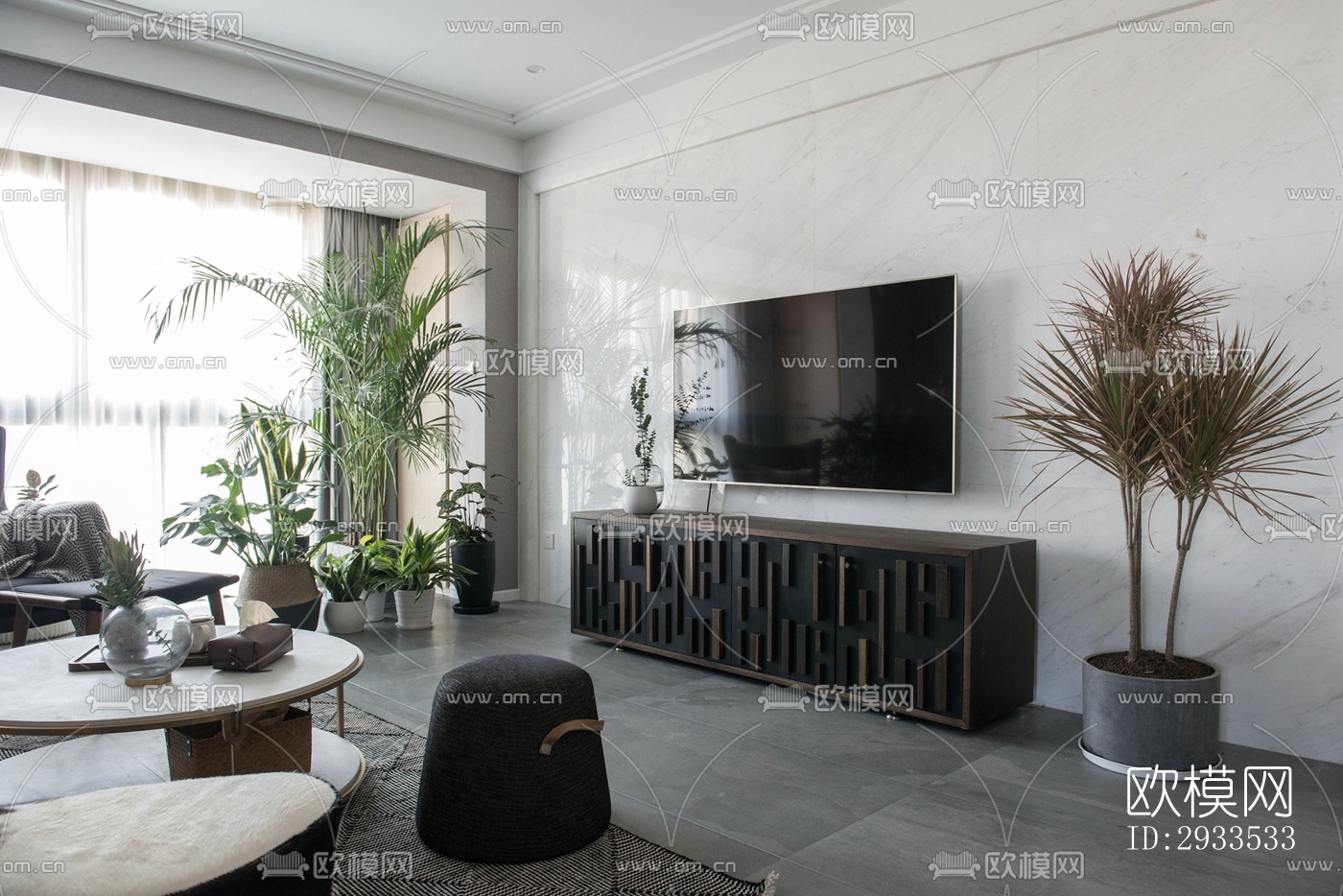 北欧公寓效果图下载（渲染图6）