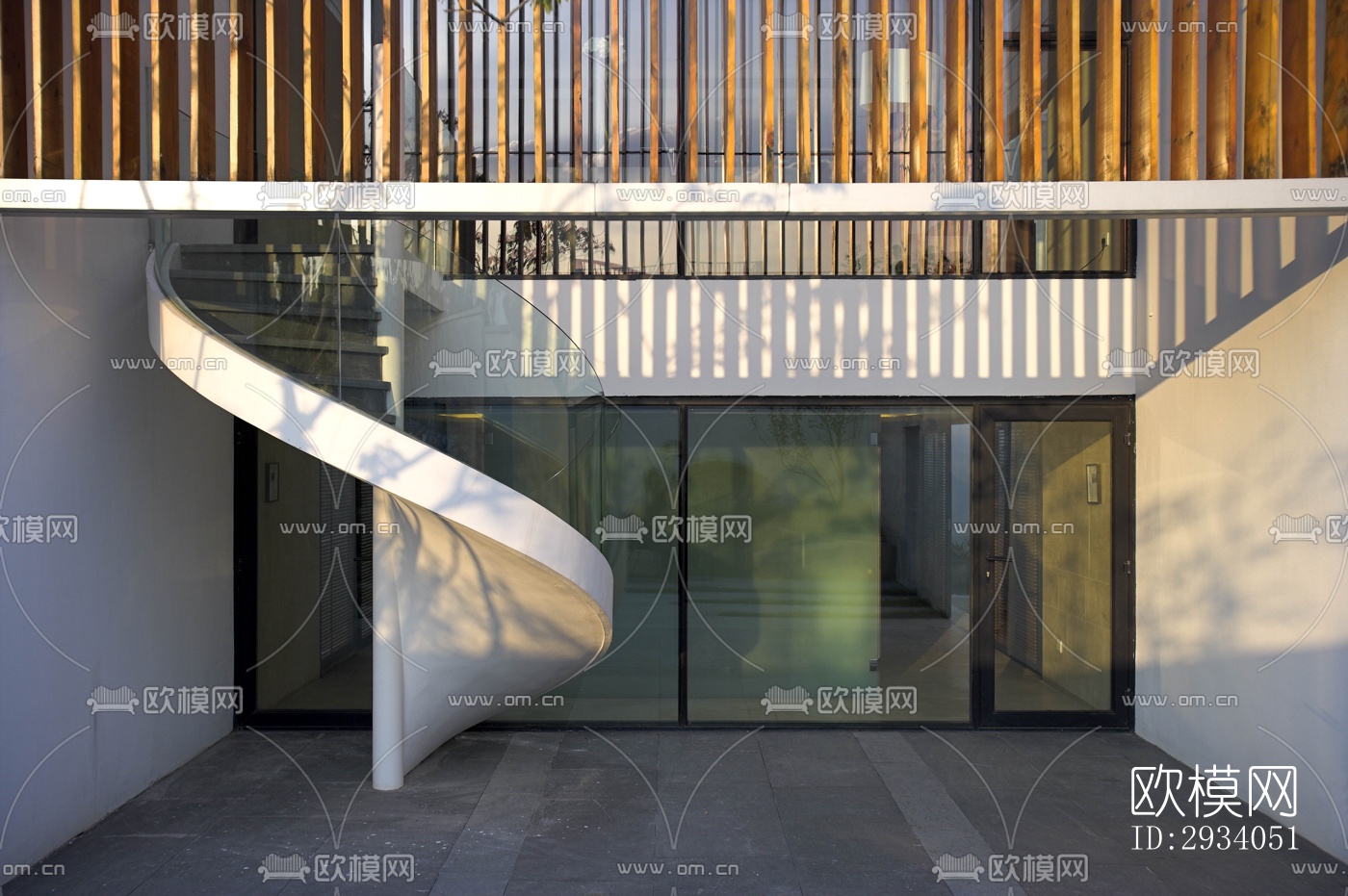 现代别墅效果图下载（渲染图5）