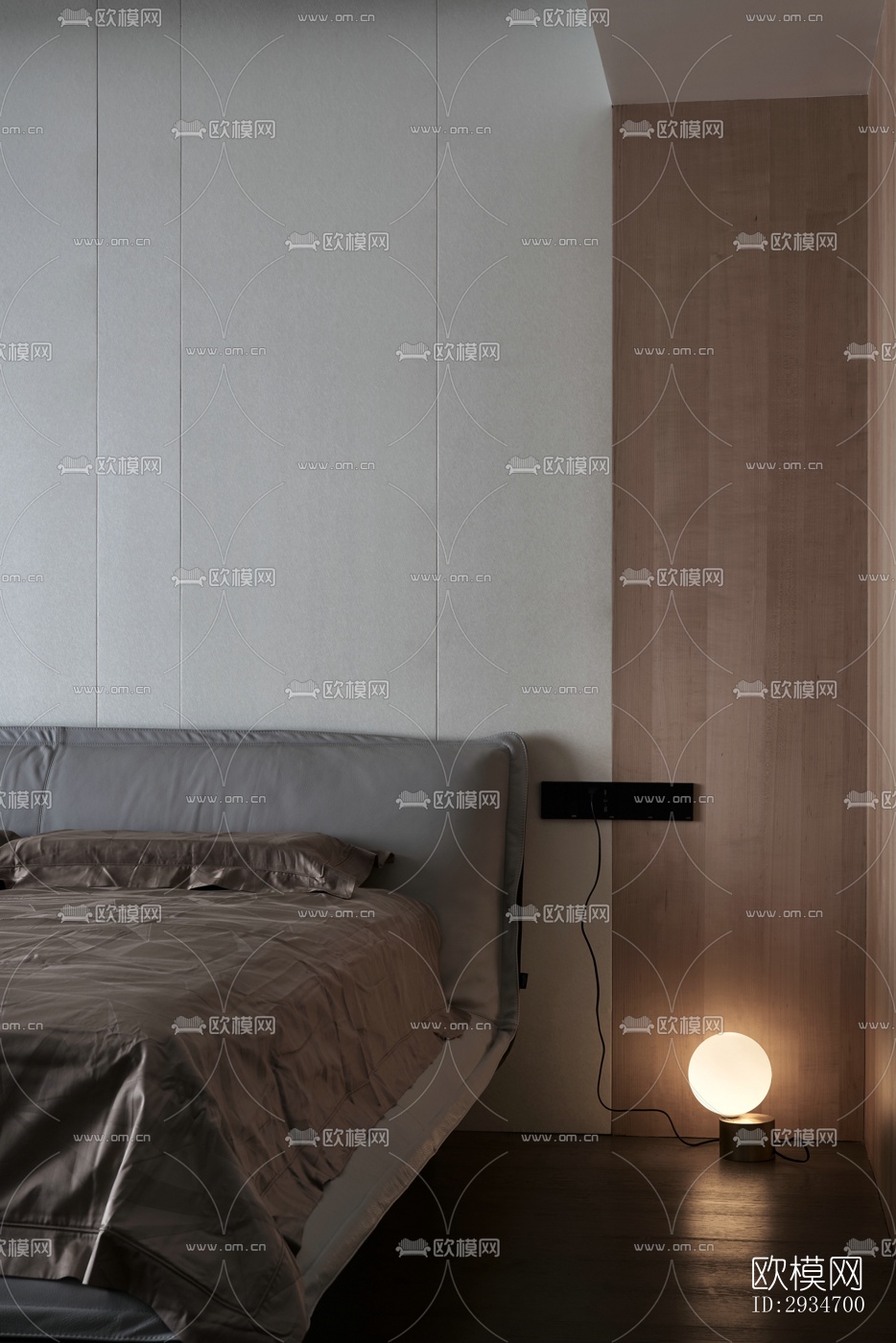 现代平层效果图下载（渲染图12）