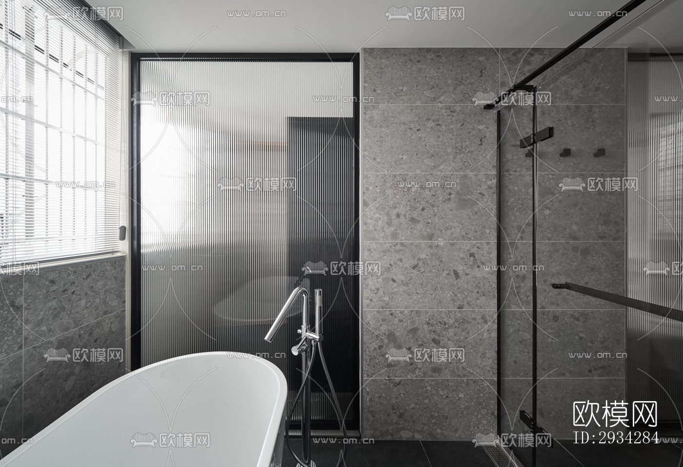 现代复式效果图下载（渲染图13）