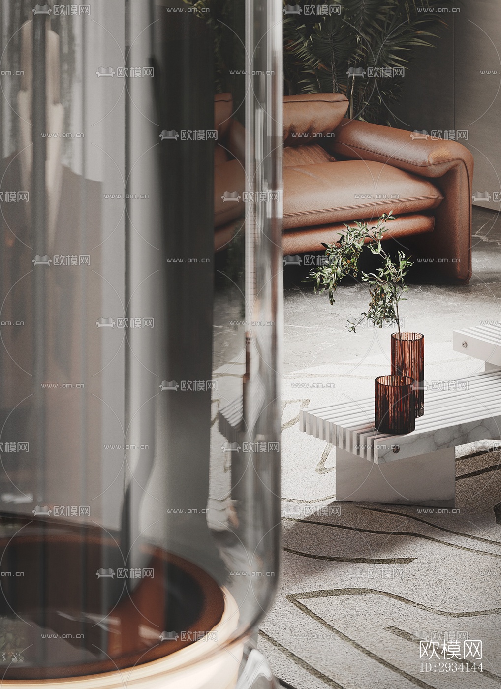 现代别墅效果图下载（渲染图2）