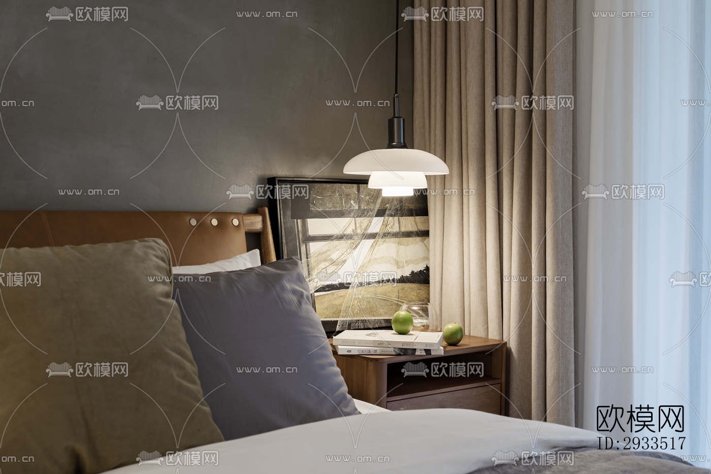 北欧公寓效果图下载（渲染图8）