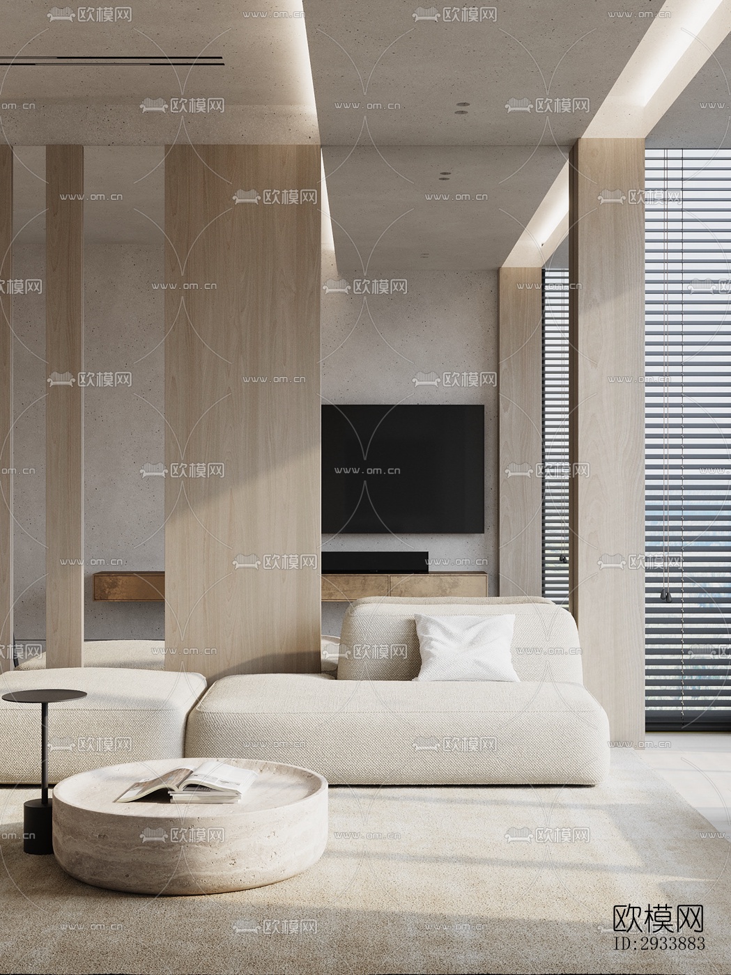 北欧别墅效果图下载（渲染图14）