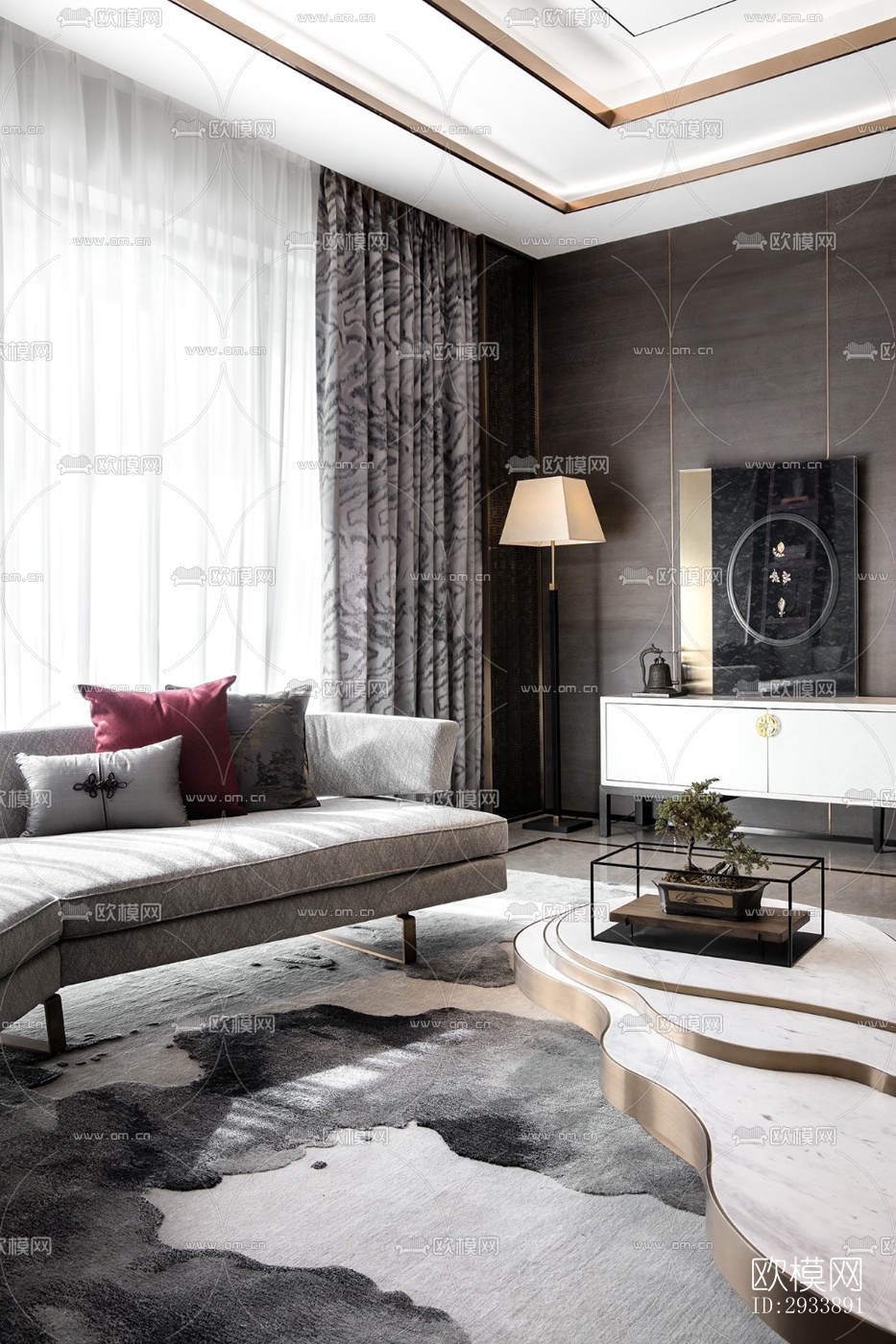 后现代别墅效果图下载（渲染图14）