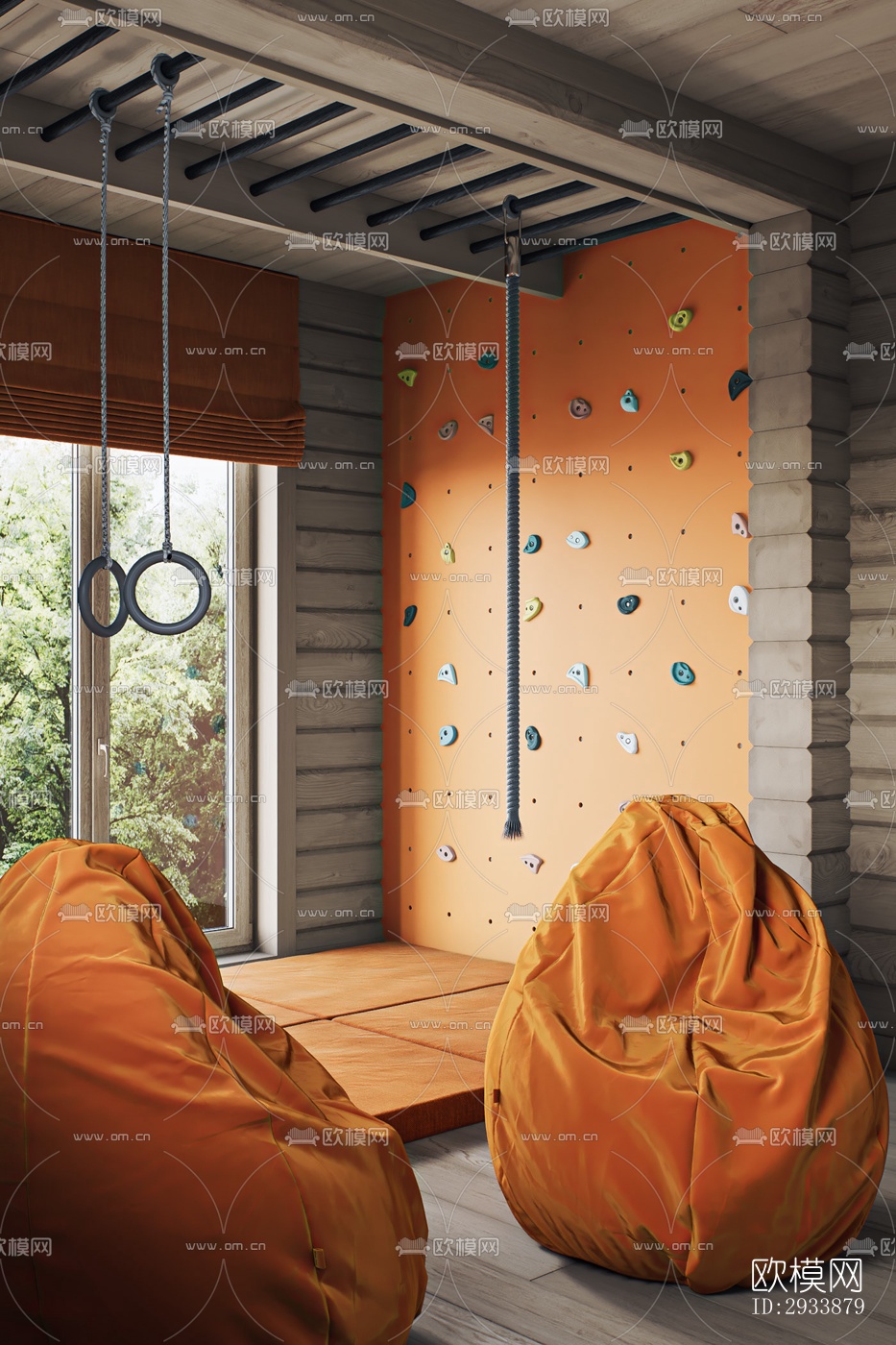 北欧别墅效果图下载（渲染图1）