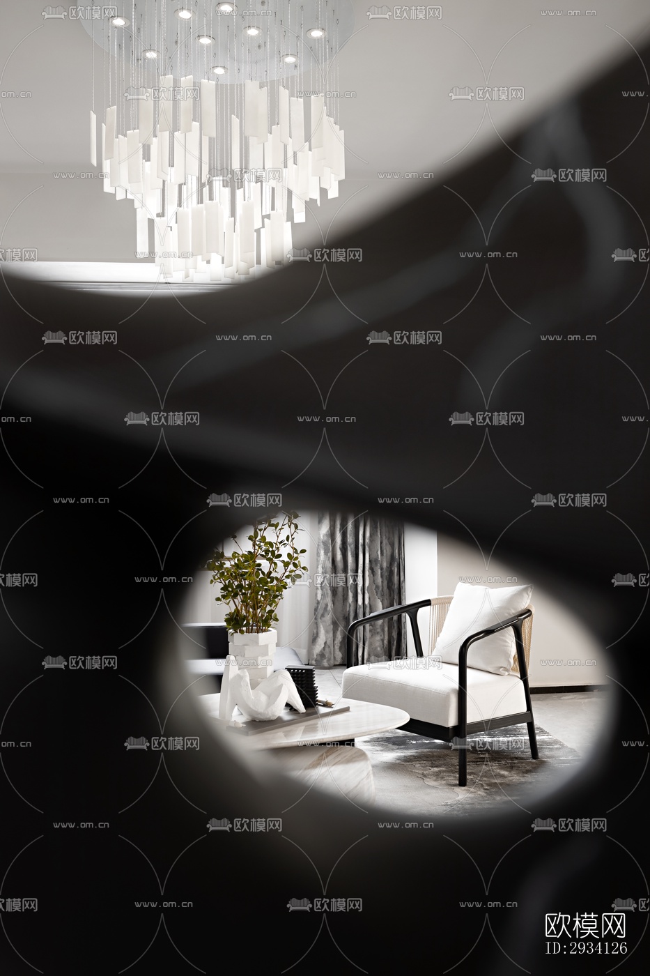 现代别墅效果图下载（渲染图8）