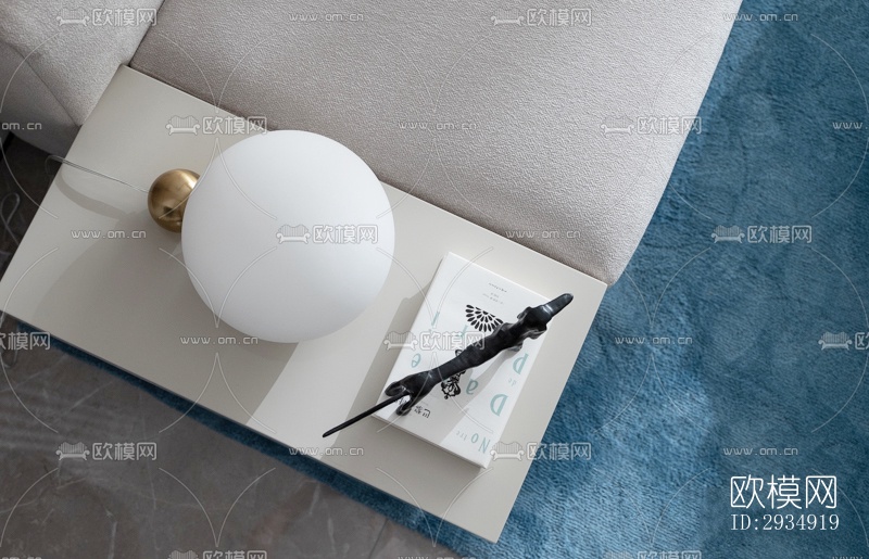 现代平层效果图下载（渲染图20）