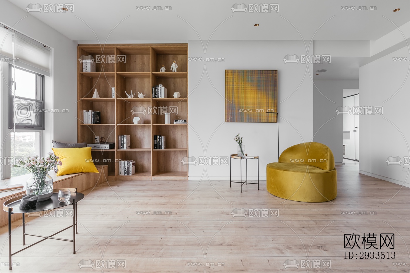 北欧公寓效果图下载（渲染图4）