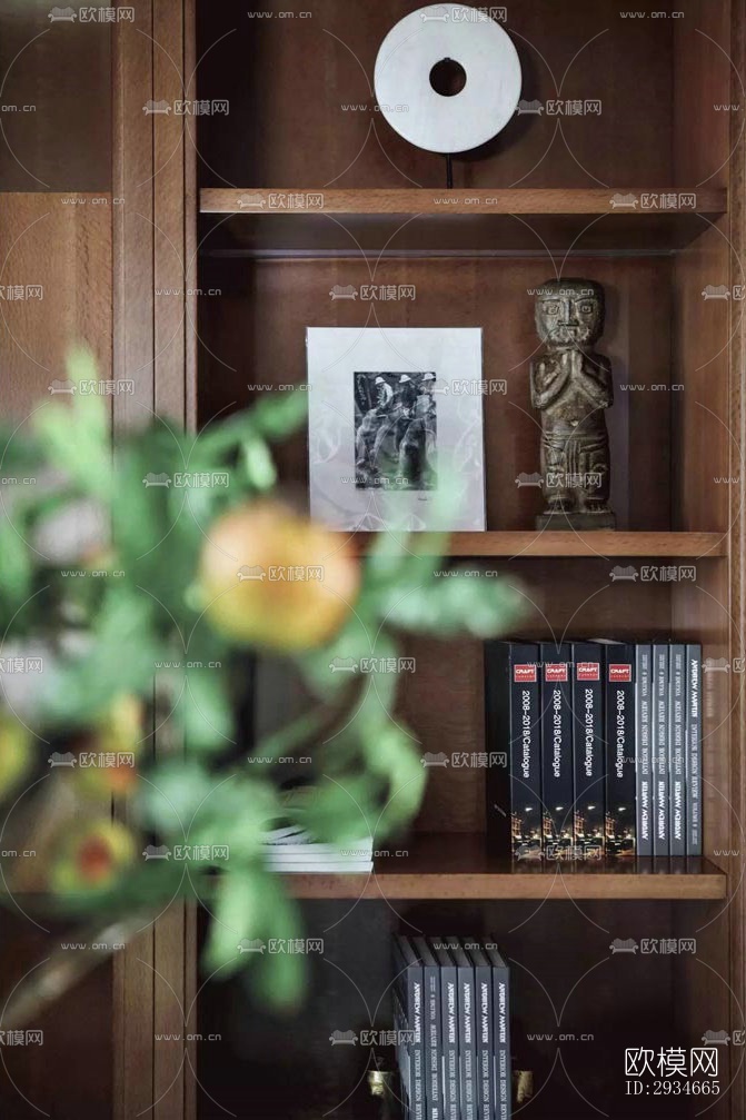 新中式平层效果图下载（渲染图5）