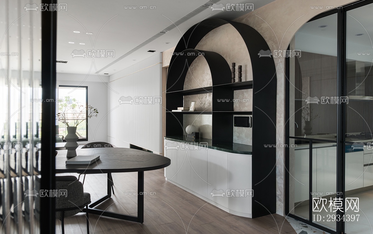 北欧平层效果图下载（渲染图16）