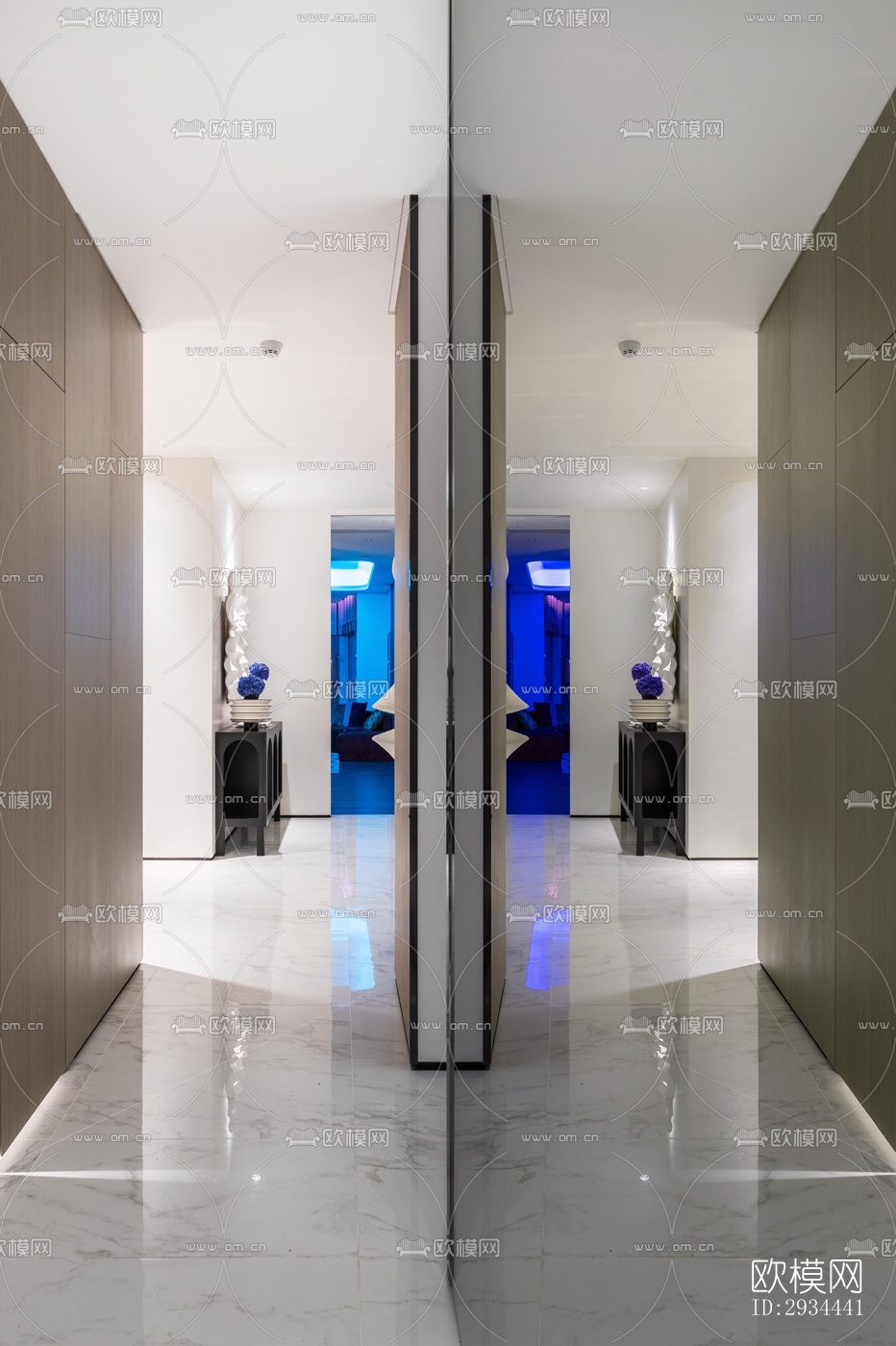 后现代平层效果图下载（渲染图20）