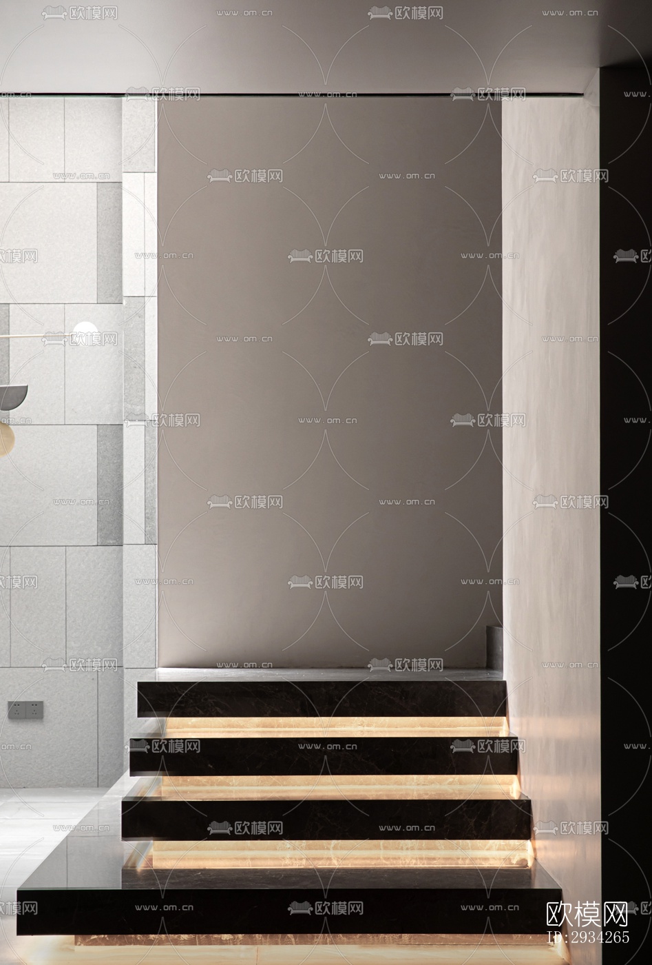 现代复式效果图下载（渲染图16）