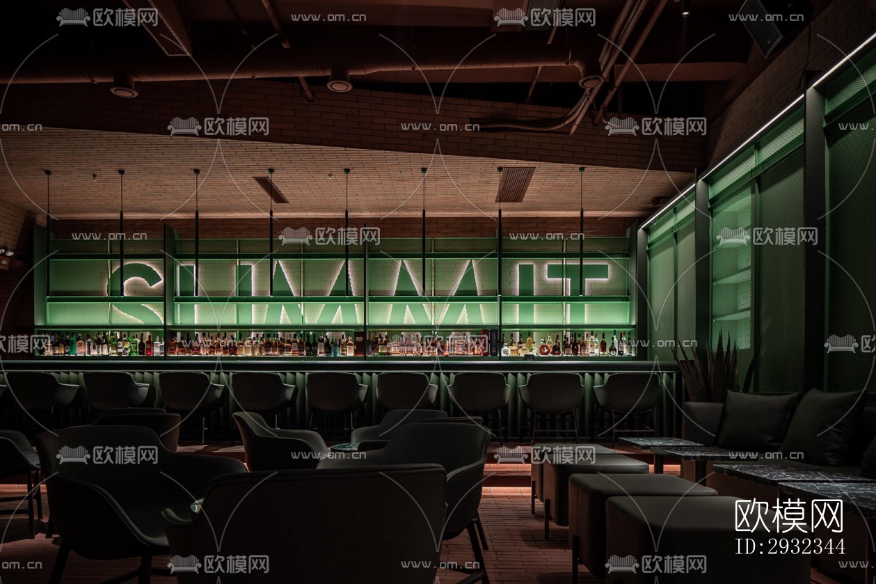 工业风酒吧效果图下载（渲染图5）