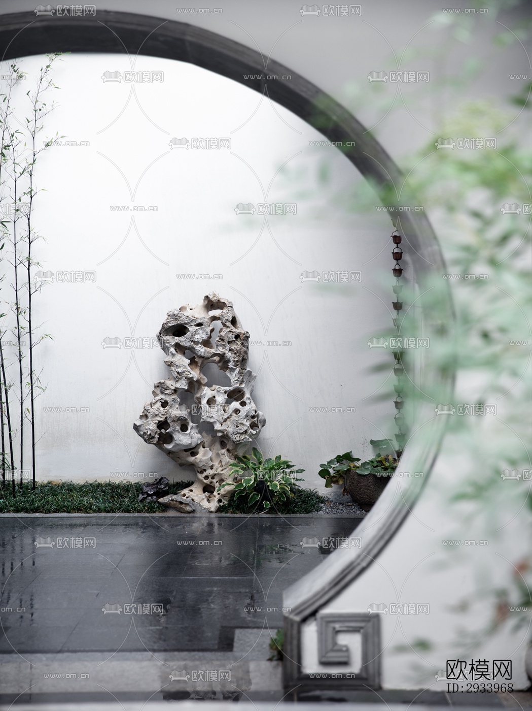 新中式别墅效果图下载（渲染图16）