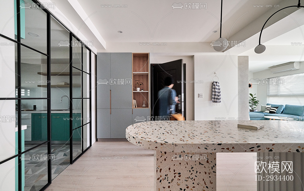 北欧平层效果图下载（渲染图7）