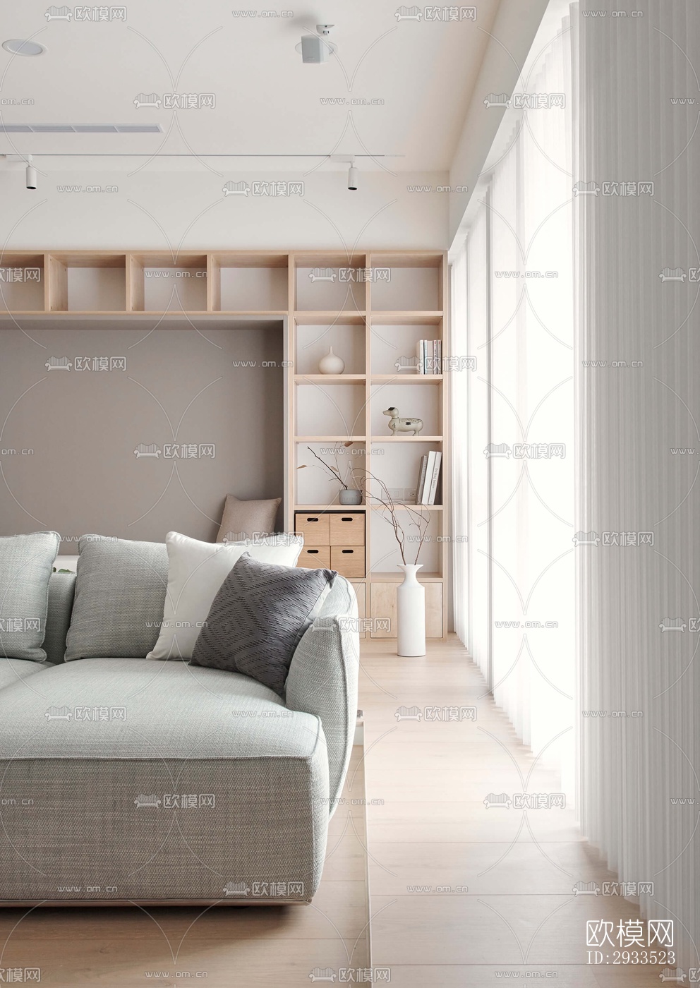 北欧公寓效果图下载（渲染图15）