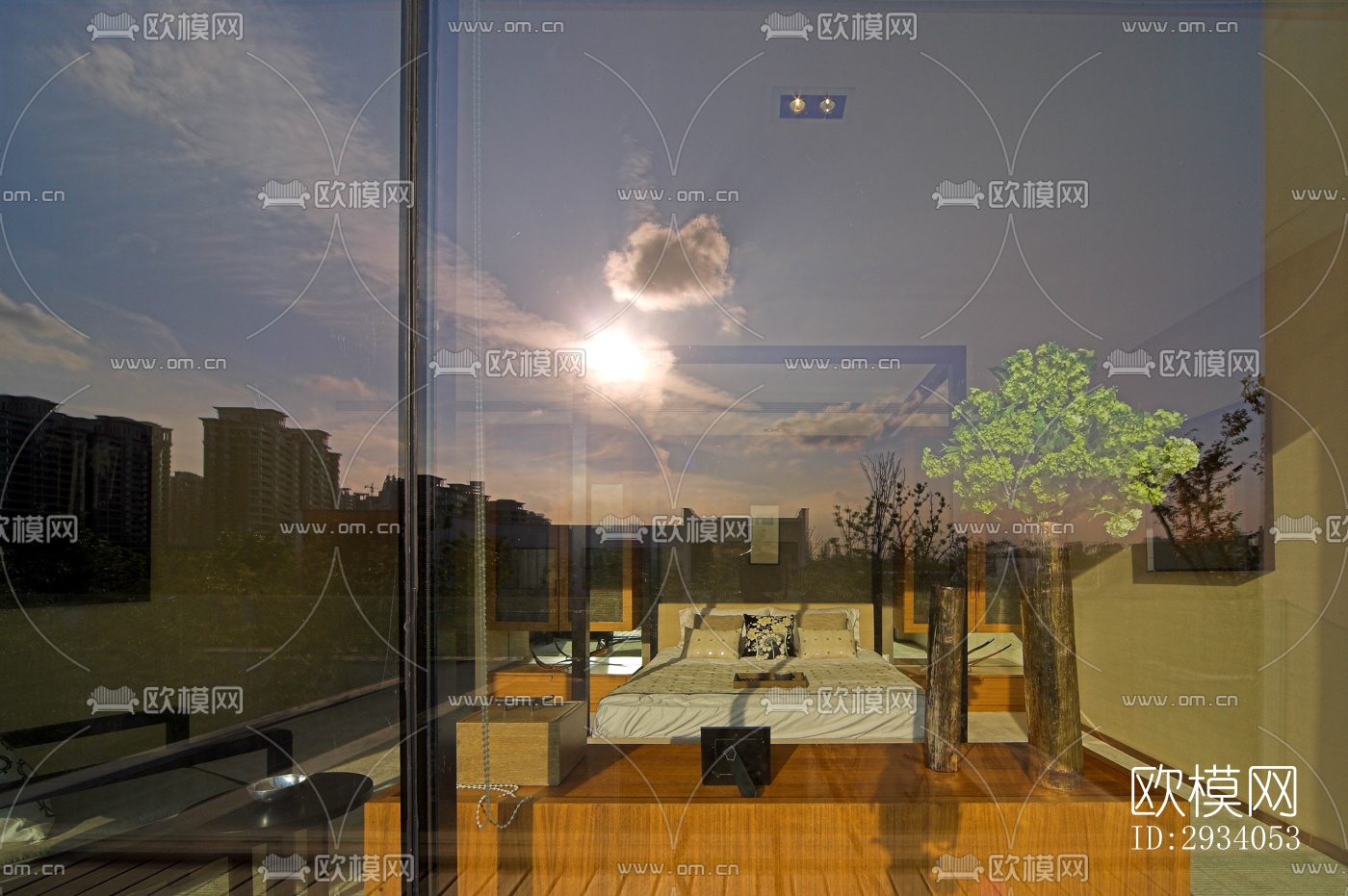 现代别墅效果图下载（渲染图3）