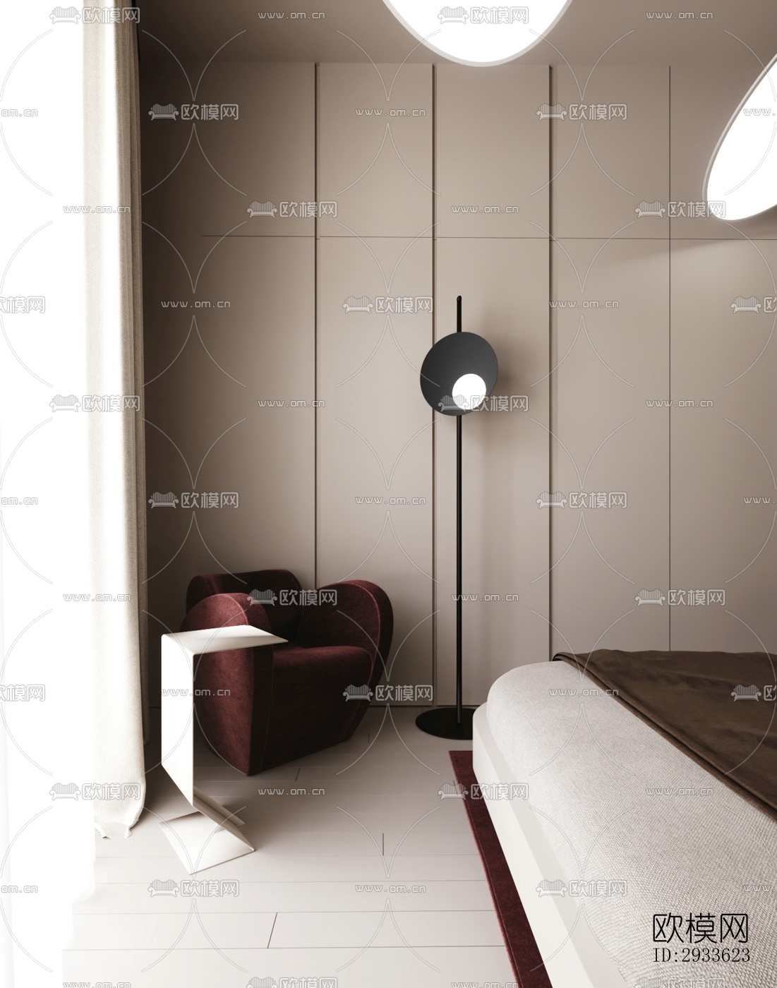 北欧公寓效果图下载（渲染图8）