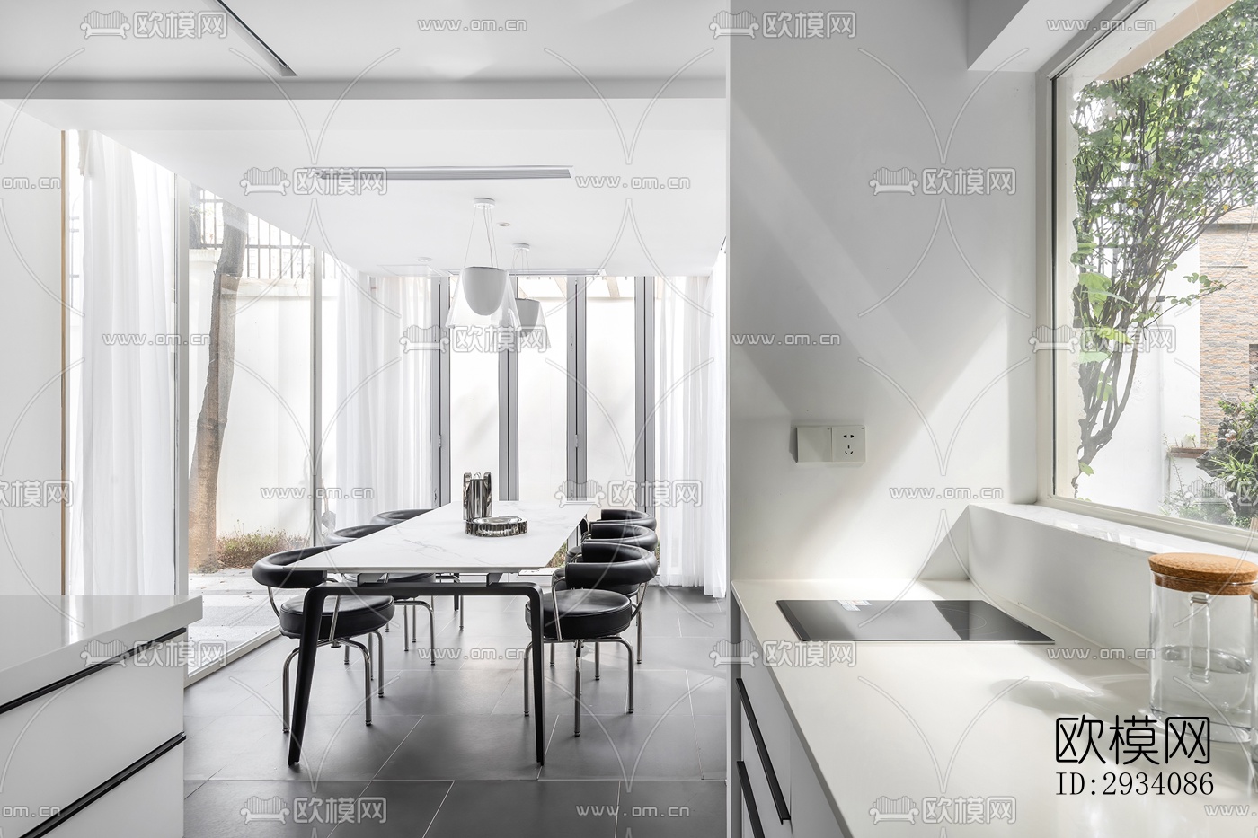 现代别墅效果图下载（渲染图4）