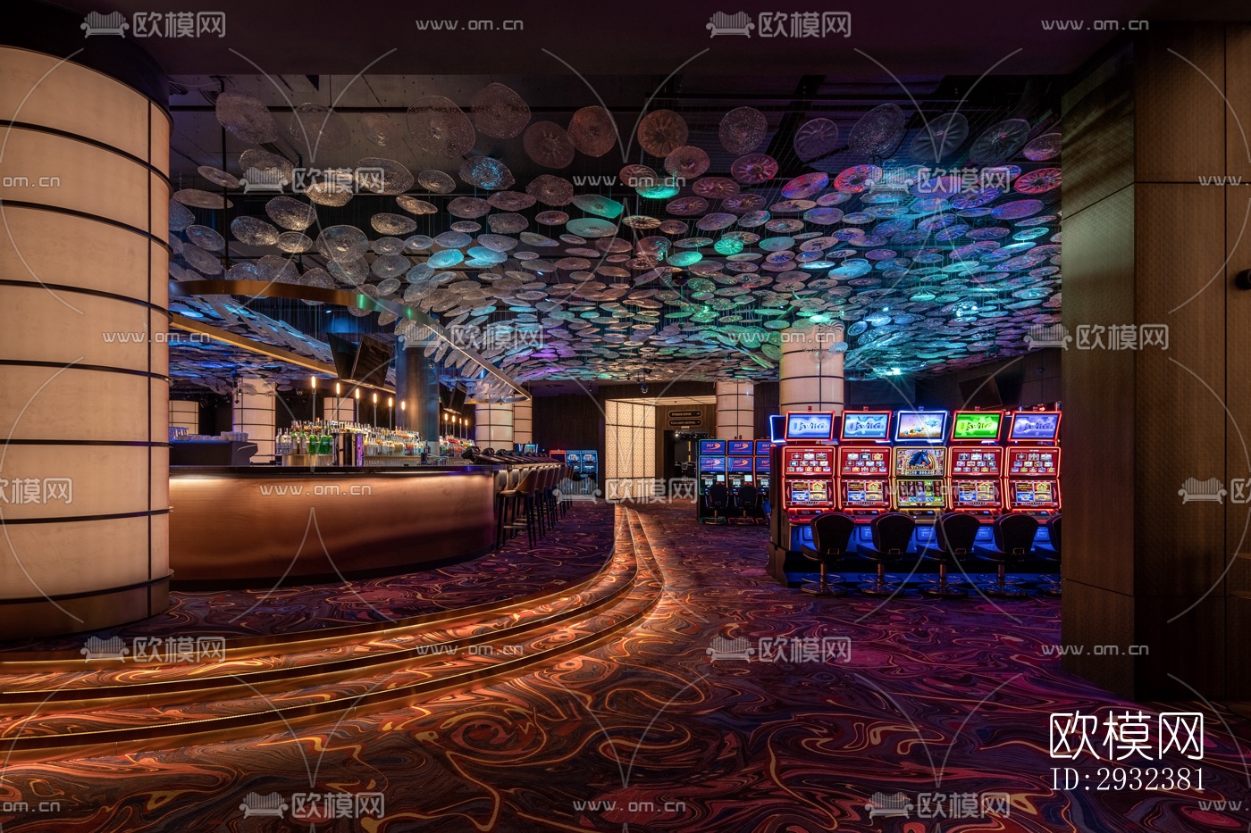 现代酒吧效果图下载（渲染图14）