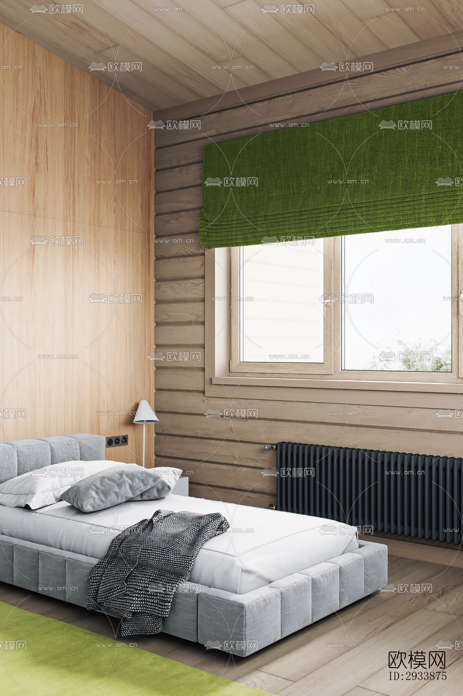 北欧别墅效果图下载（渲染图1）