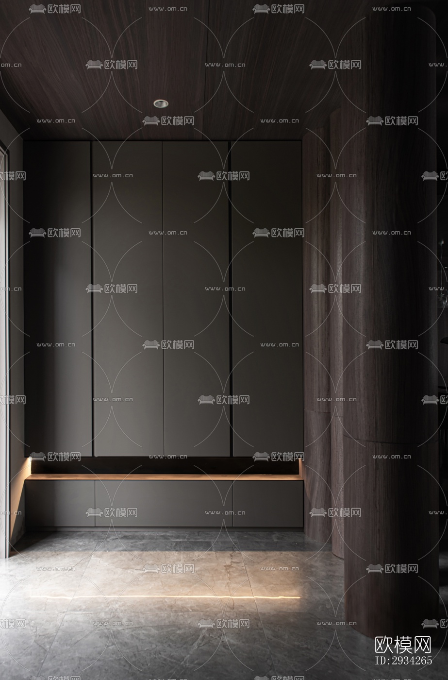 现代复式效果图下载（渲染图3）