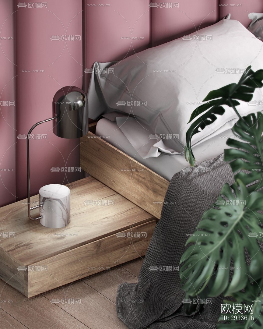 北欧公寓效果图下载（渲染图4）