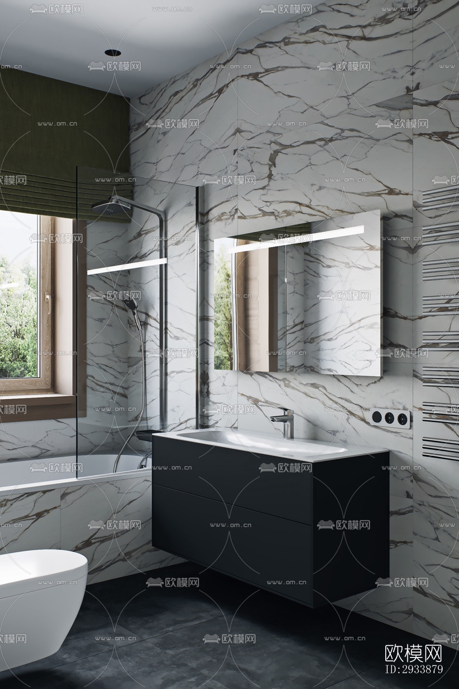 北欧别墅效果图下载（渲染图10）