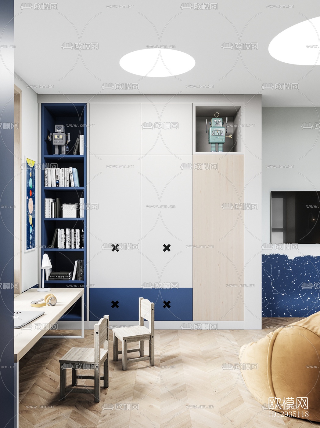 高级灰平层效果图下载（渲染图3）