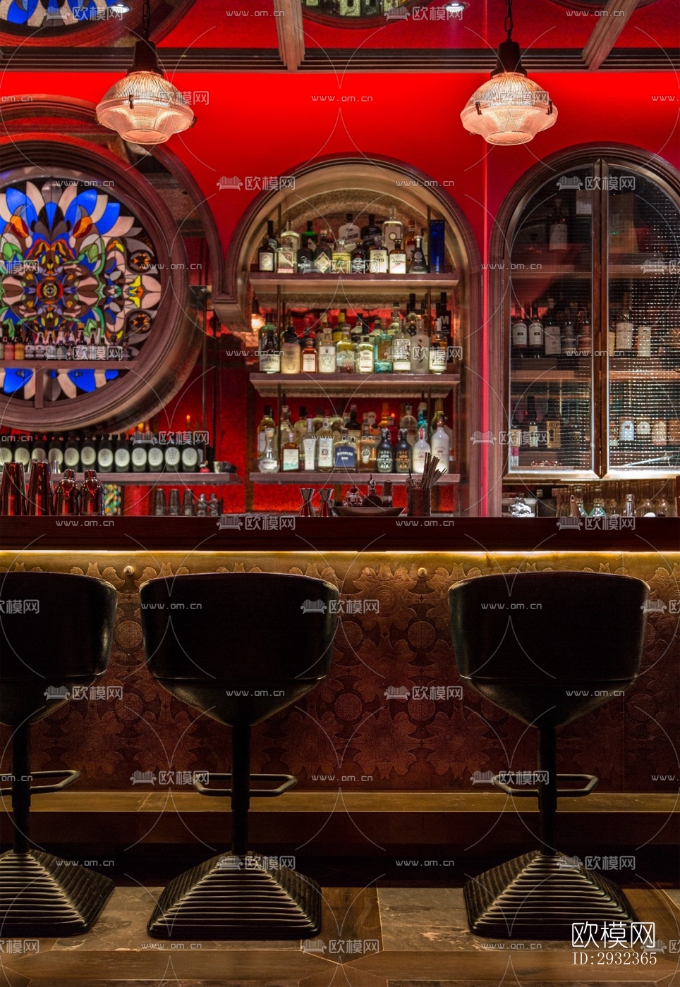 欧式酒吧效果图下载（渲染图6）