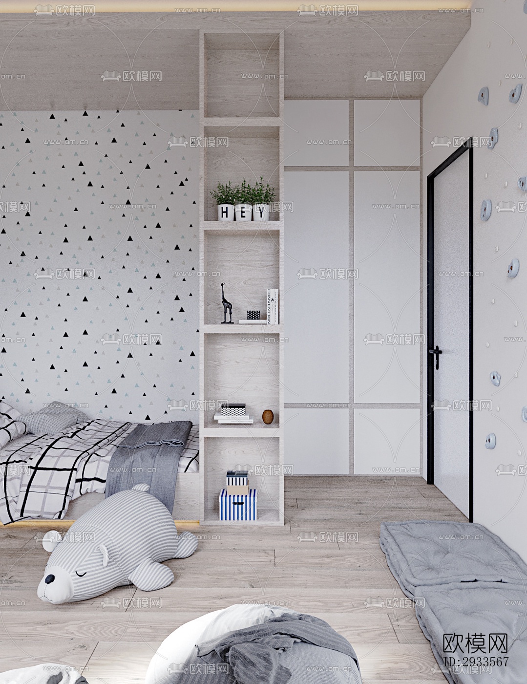 北欧公寓效果图下载（渲染图13）