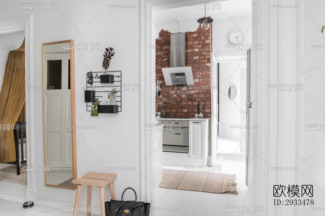 北欧公寓效果图下载（渲染图5）