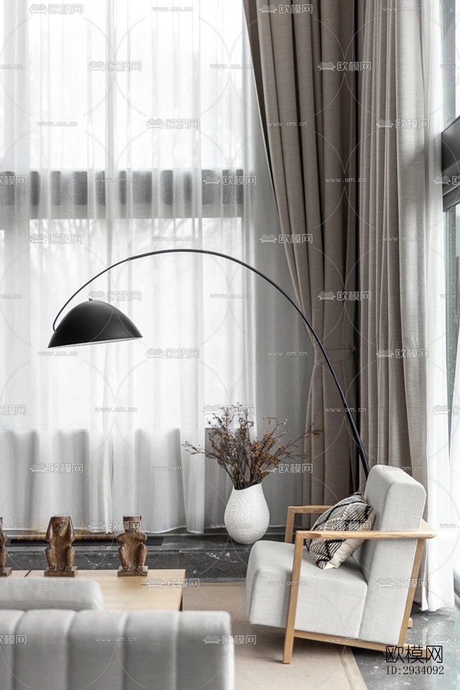 现代别墅效果图下载（渲染图14）